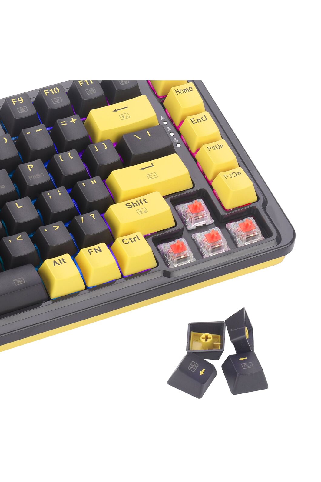 REDRAGON - K649PY-RGB Elf 75% Gasket KB - black