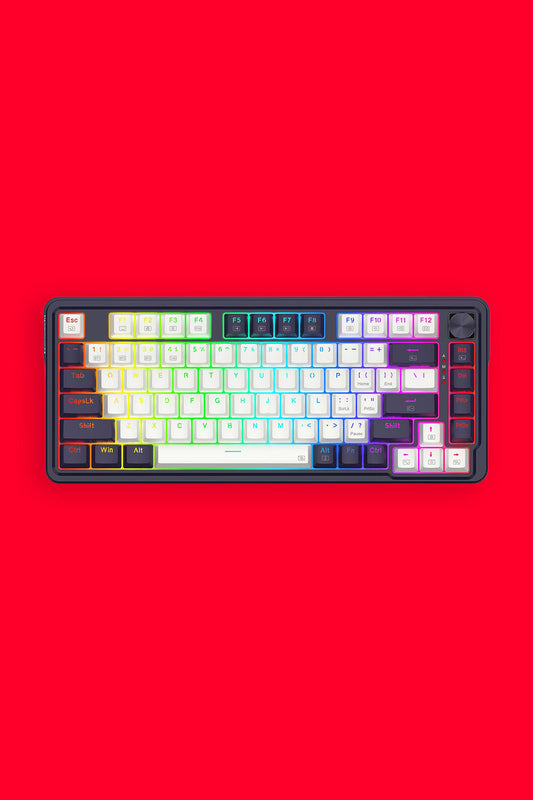REDRAGON - K673WB-RGB-PRO 75% gasket KB - white