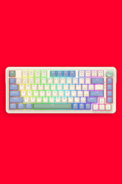 REDRAGON - K673WB-RGB-PRO 75% gasket KB - white