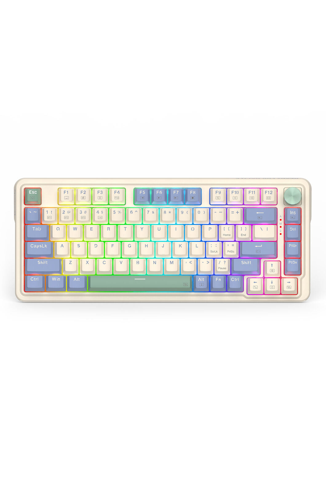REDRAGON - K673WB-RGB-PRO 75% gasket KB - white