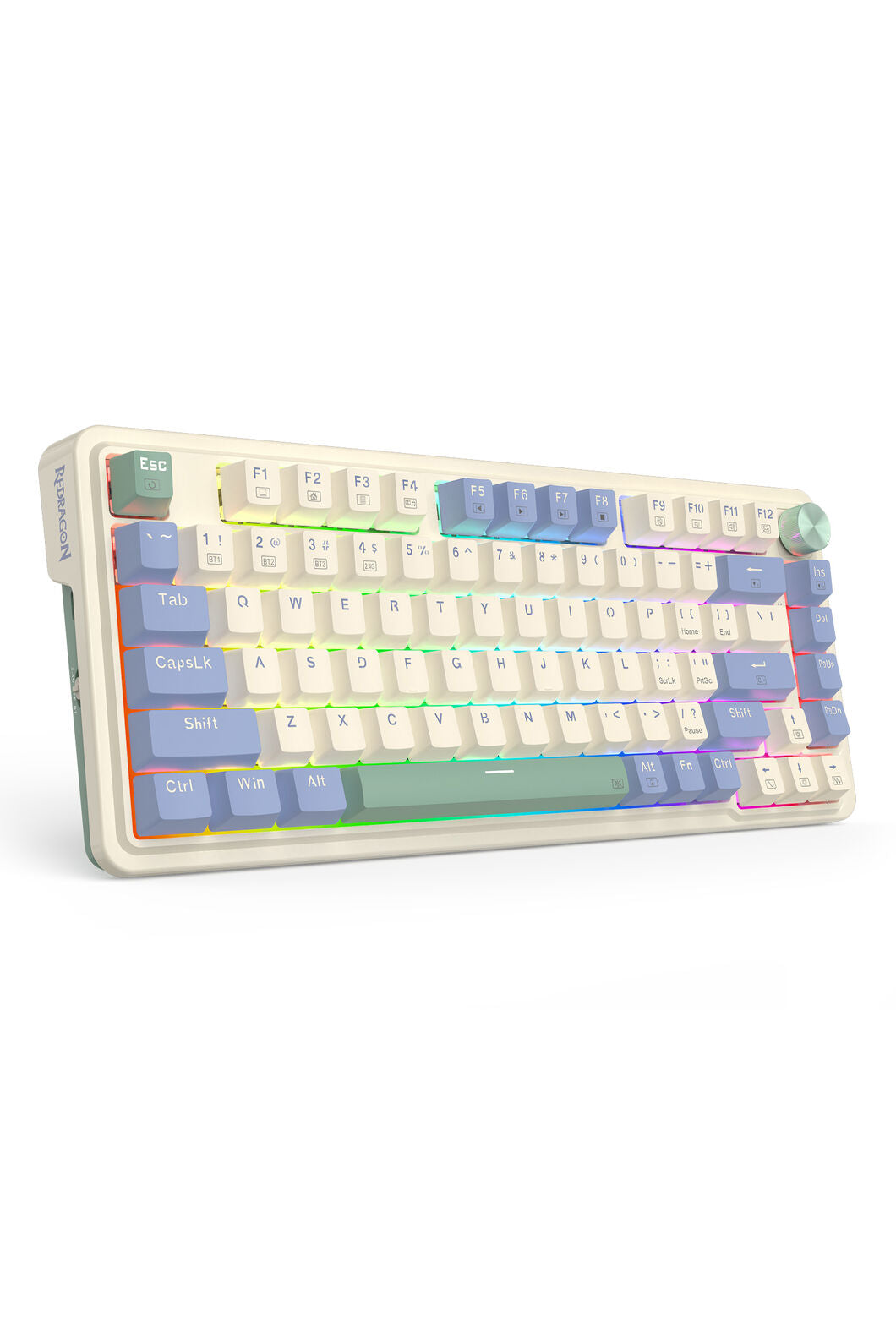 REDRAGON - K673WB-RGB-PRO 75% gasket KB - white