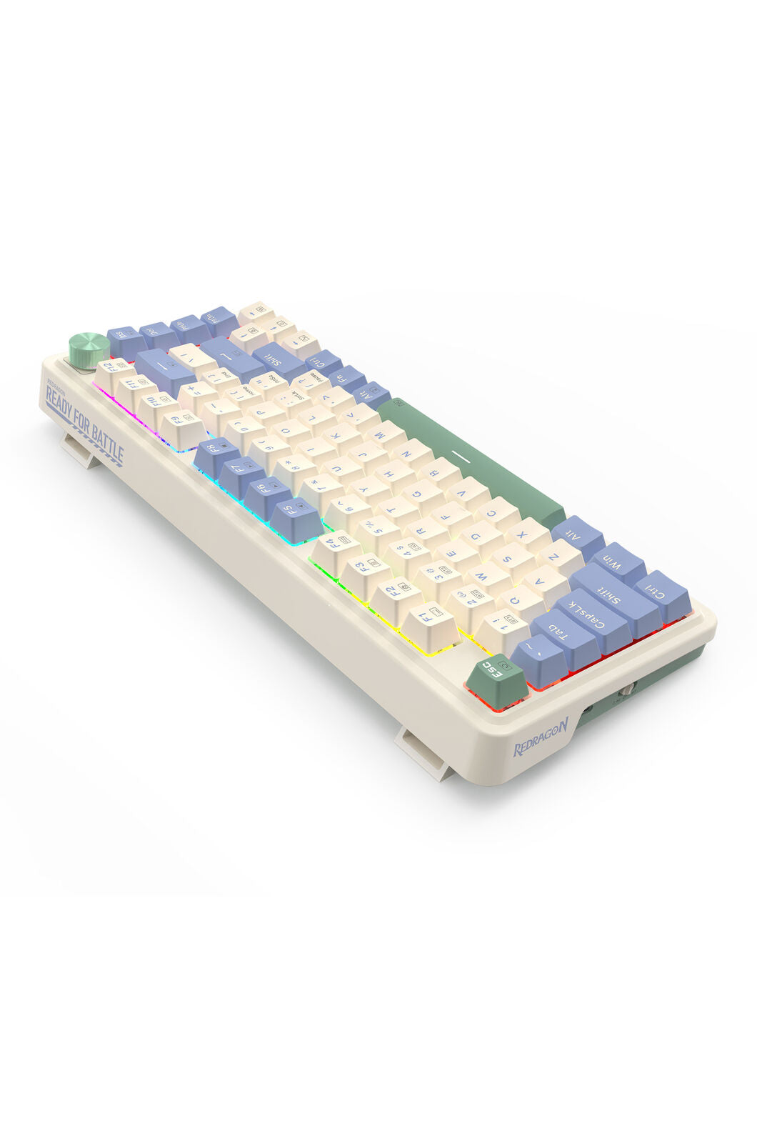 REDRAGON - K673WB-RGB-PRO 75% gasket KB - white