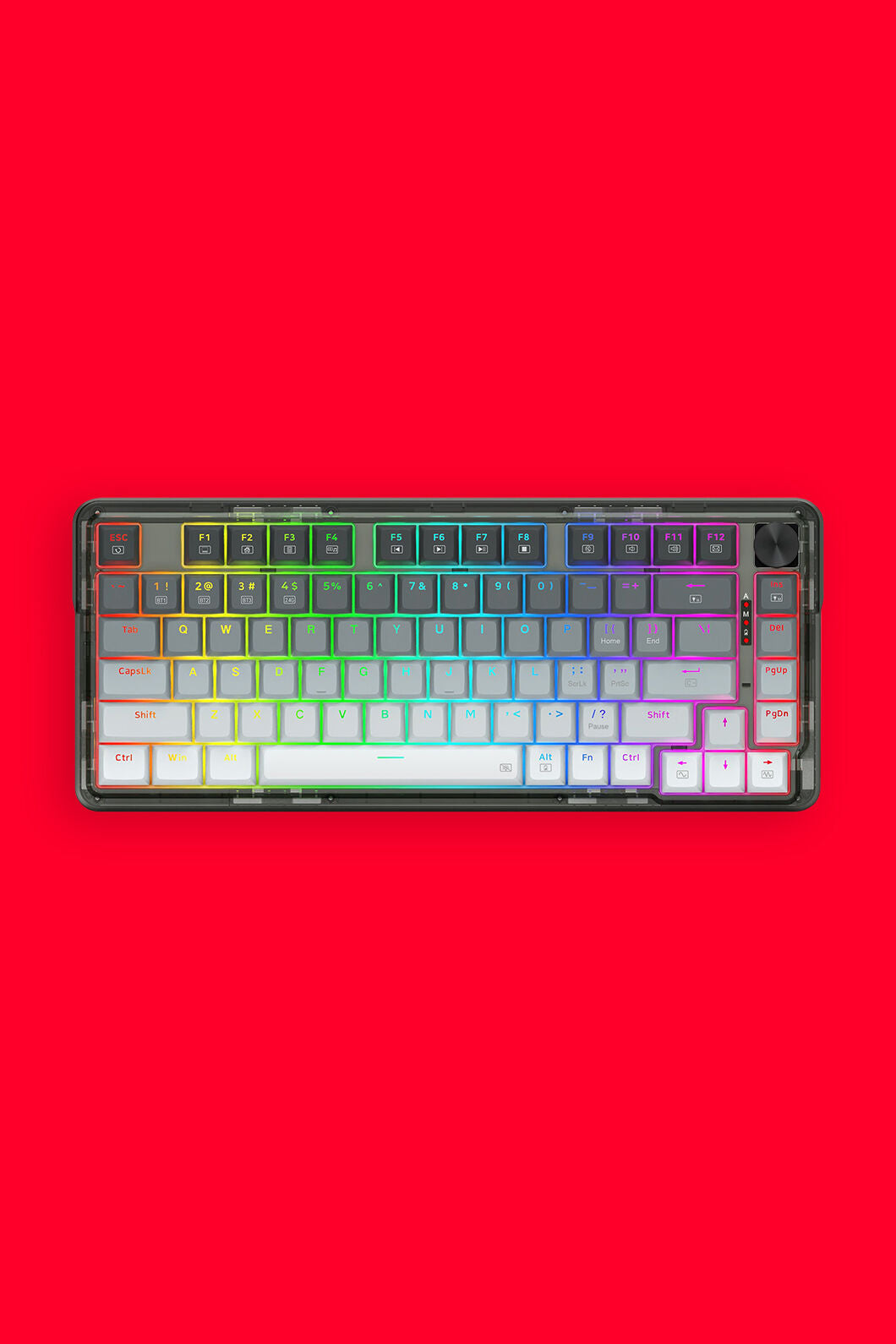REDRAGON - K673GG-RGB-PRO 75% gasket KB - black