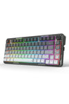 REDRAGON - Redragon K673GG RGB Pro Grey 75% Gasket Wireless Mechanical Keyboard - grey