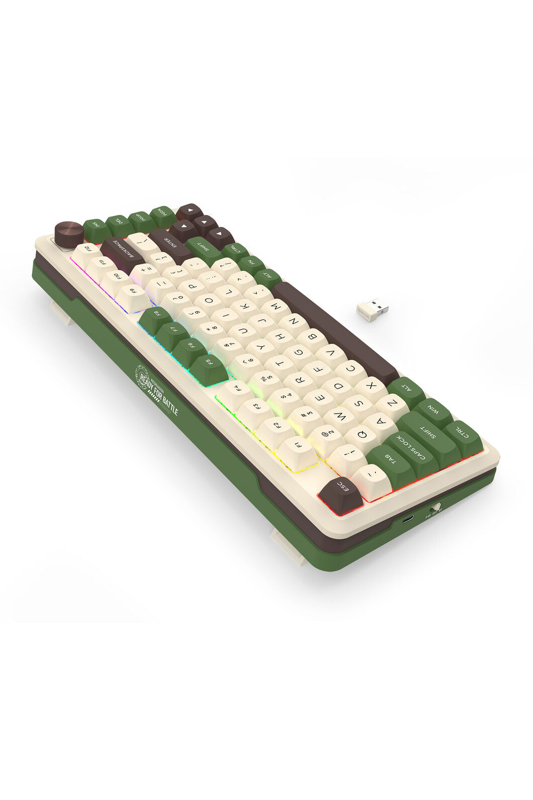 REDRAGON - K673CGC-RGB-PRO Cyrus 75% KB - grey