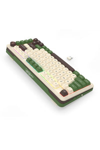 REDRAGON - Redragon K681CGC-RGB Pro Cyrus Beige 75% Gasket Mechanical Keyboard - beige
