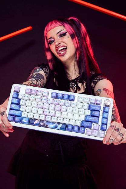 REDRAGON - K681AGC-RGB-PRO Cyrus 75% KB - deep-purple