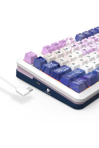 REDRAGON - Redragon K681AGC RGB Pro Cyrus Deep Purple 75% Gasket Wireless Mechanical Keyboard - deep-purple