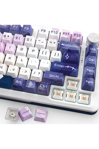 REDRAGON - Redragon K681AGC RGB Pro Cyrus Deep Purple 75% Gasket Wireless Mechanical Keyboard - deep-purple