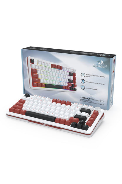 REDRAGON - K721WRB-RGB-M StormhunterRT KB - red
