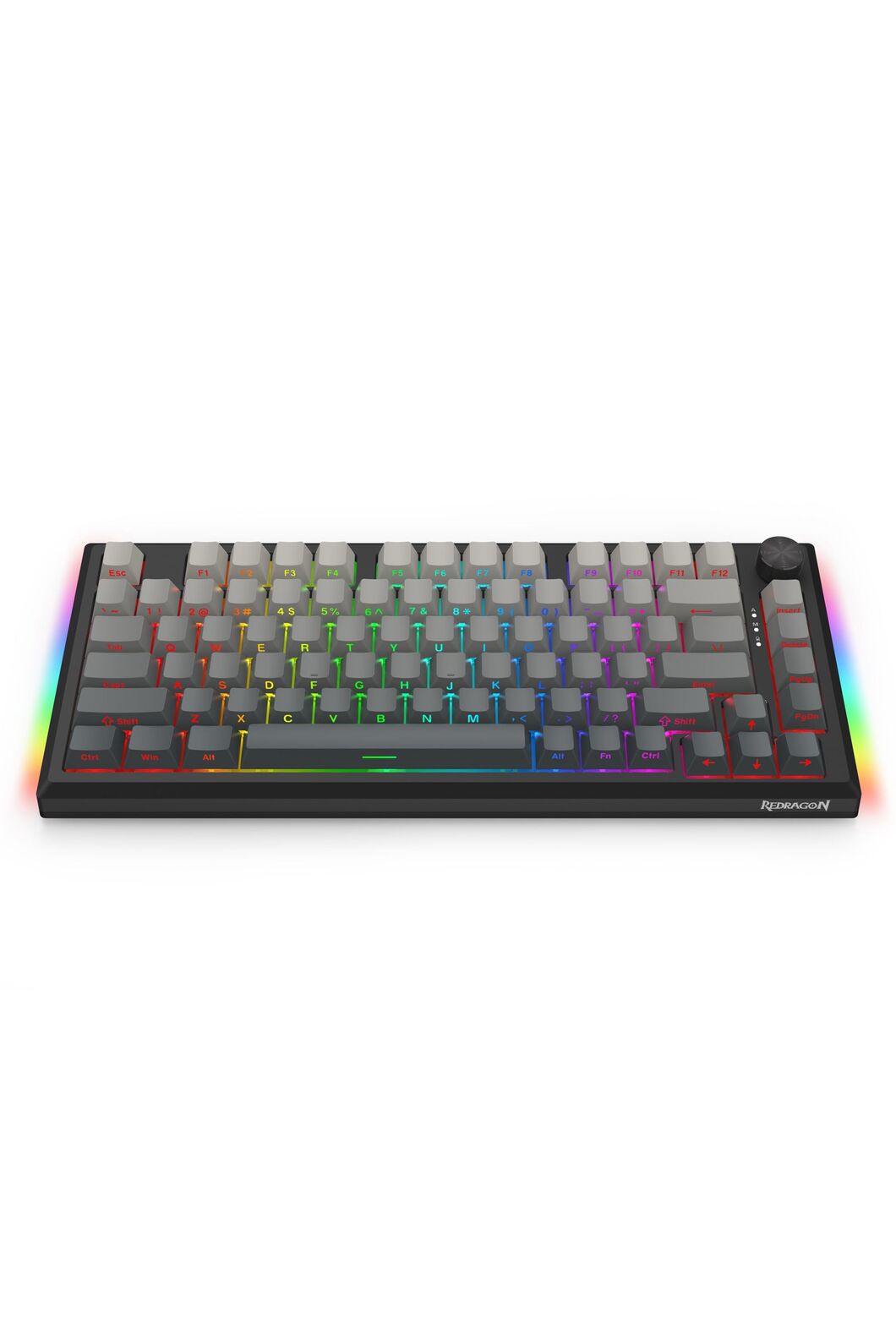 REDRAGON - K687GG-RGB-PRO Freyja Alum KB - grey