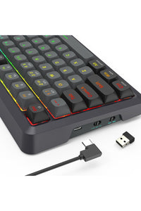 REDRAGON - K688GB-RGB-PRO Bragi Gasket KB - black