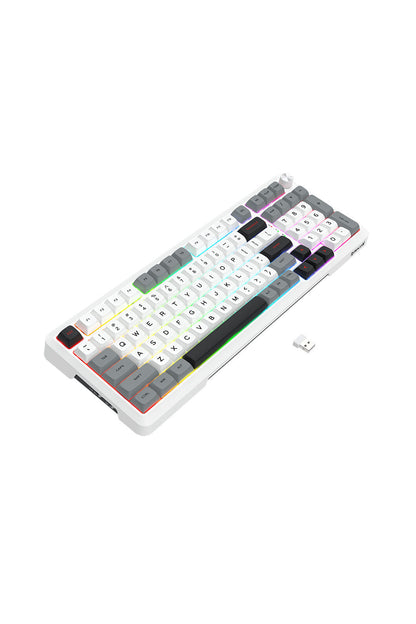 REDRAGON - K689WGL-RGB-PRO BragiGaskey KB - white