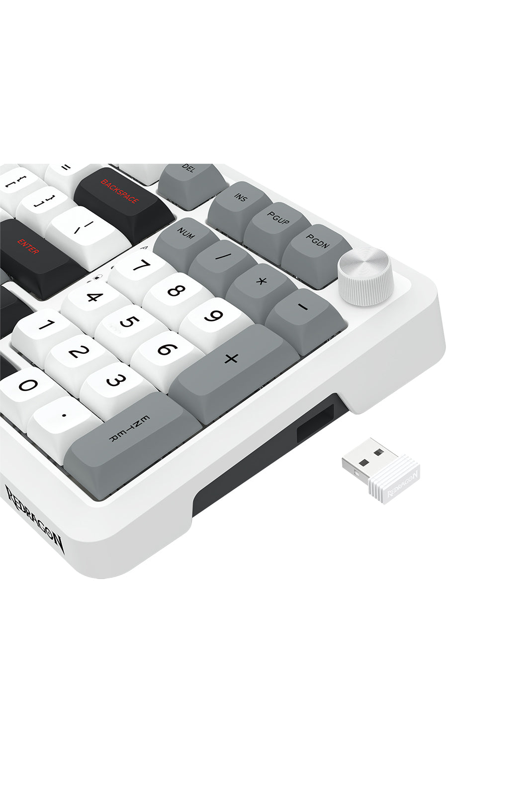 REDRAGON - K689WGL-RGB-PRO BragiGaskey KB - white