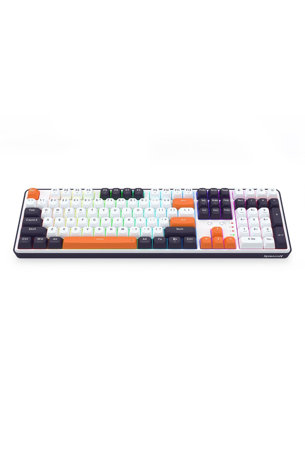 REDRAGON - K689WBO-RGB-PRO Wyvern 108K KB - white