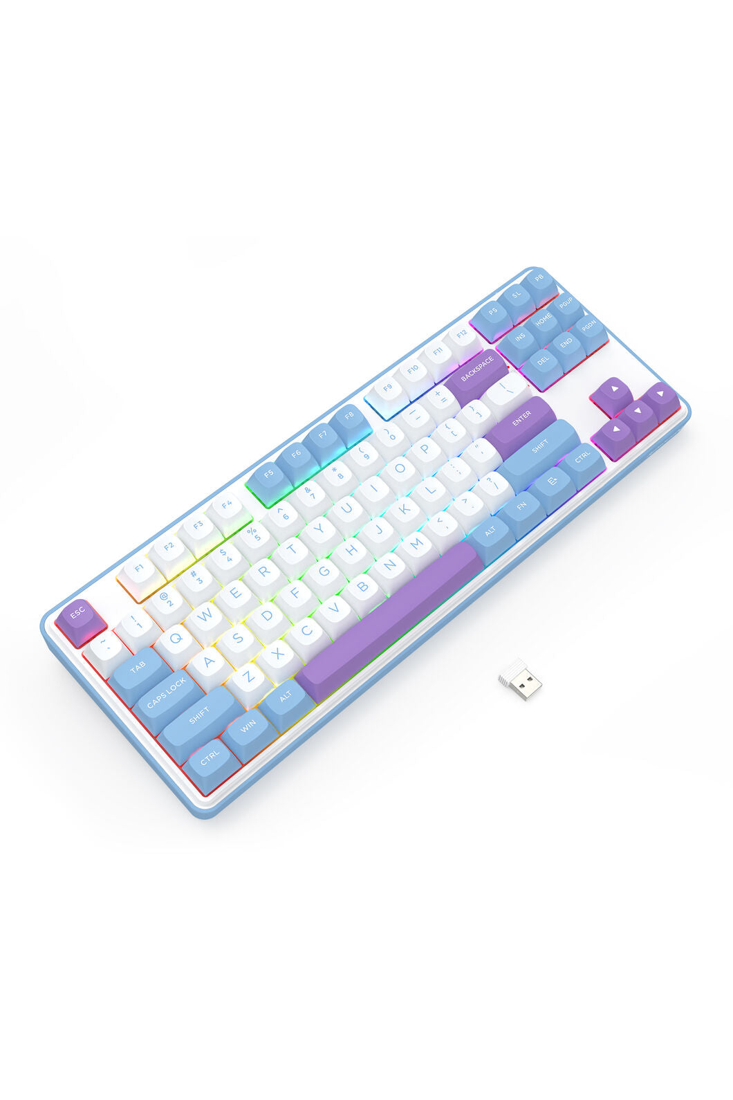 REDRAGON - K707WBP-RGB-PRO S.Blade TKL KB - purple