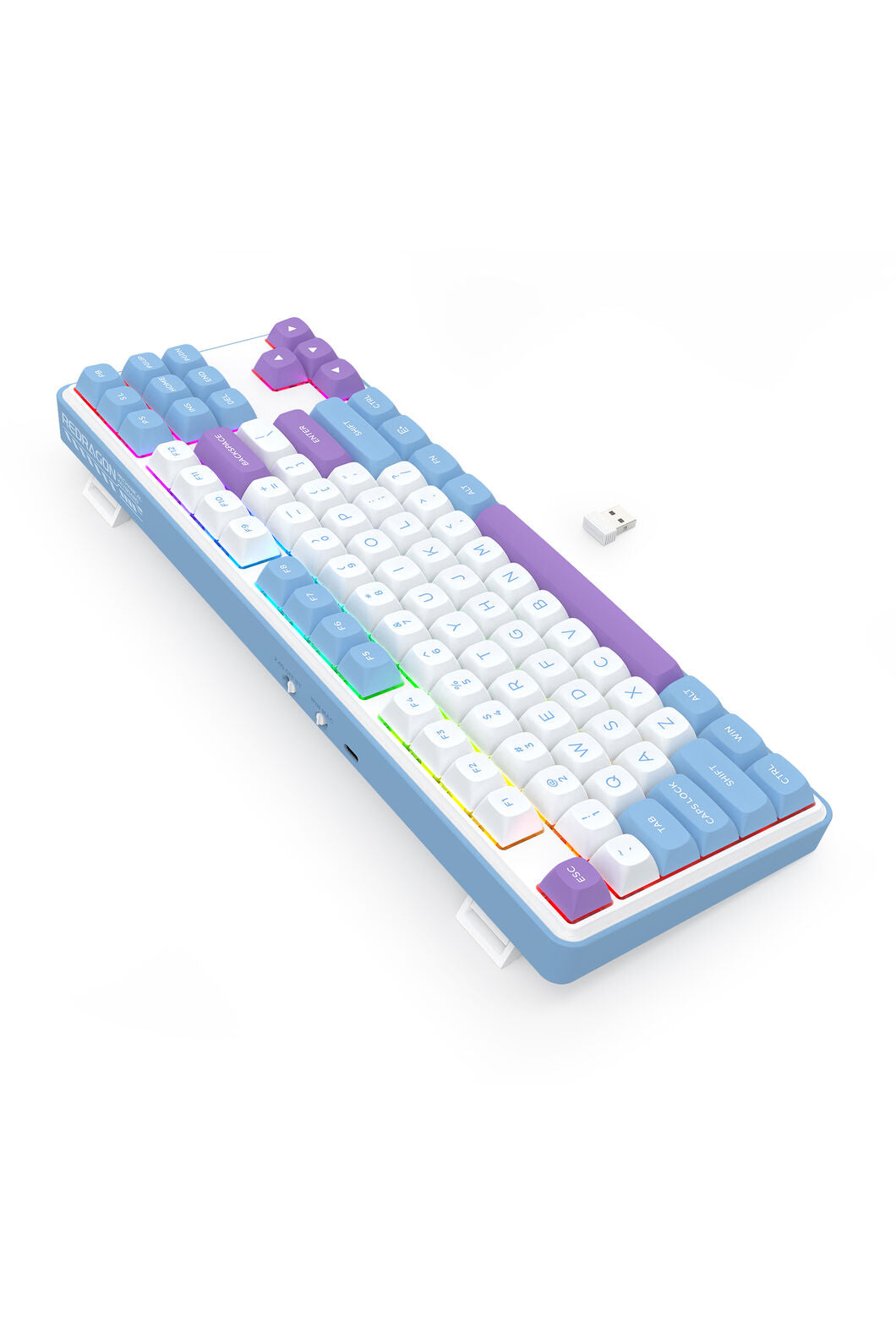 REDRAGON - K707WBP-RGB-PRO S.Blade TKL KB - purple