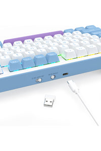 REDRAGON - K707WBP-RGB-PRO S.Blade TKL KB - purple