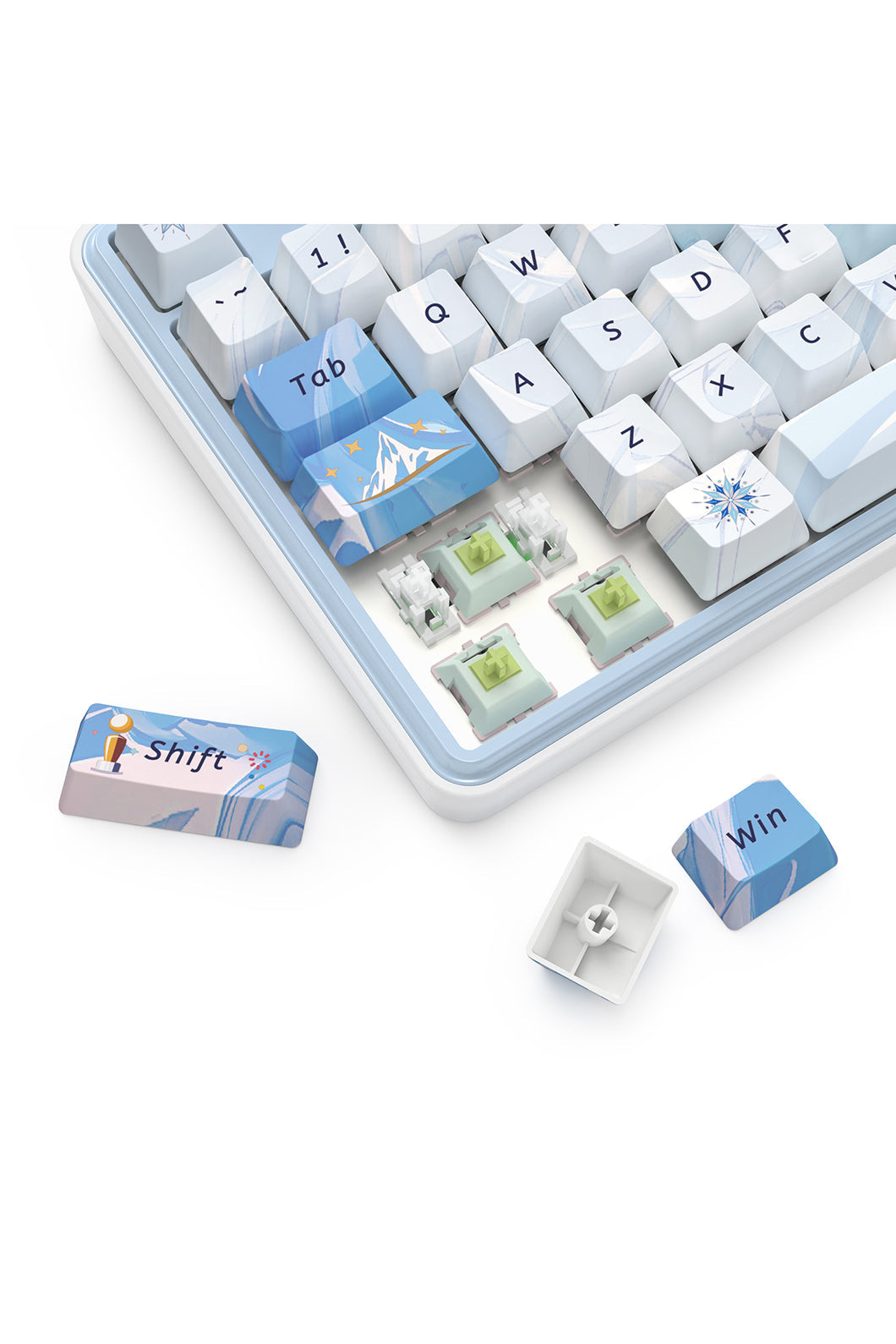 REDRAGON - K707AK-RGB-PRO S.Blade TKL KB - blue