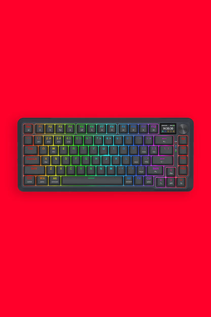 REDRAGON - K708RGB-PRO Fleact 75% LCD KB - black