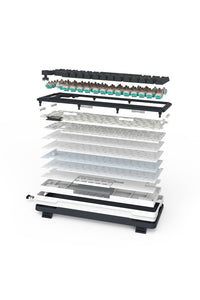 REDRAGON - Redragon K708RGB-Pro Fleact Black 75% LCD Mechanical Keyboard - black