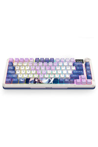 REDRAGON - Redragon K708AK-RGB Pro Fleact Purple 75% LCD Mechanical Keyboard - purple