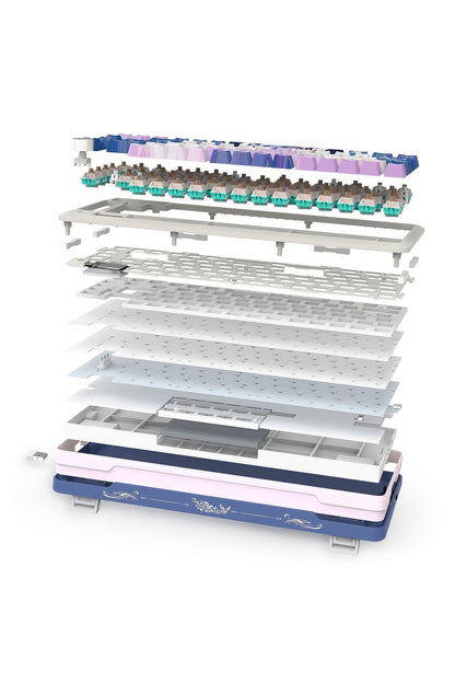 REDRAGON - K708AK-RGB-PRO Fleact 75% KB - purple