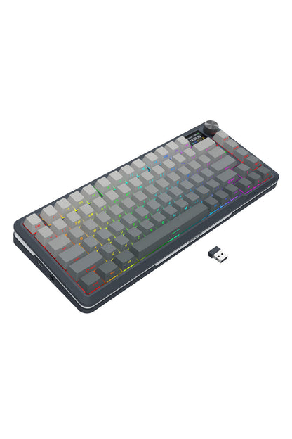REDRAGON - K708GG-RGB-PRO Fleact 75% KB - charcoal