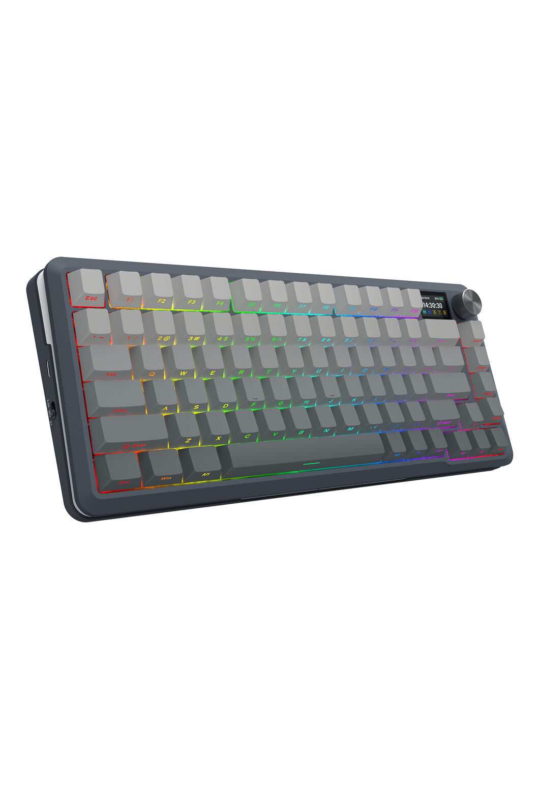 Redragon K708GG RGB Pro Fleact Charcoal 75% LCD Gasket Wireless