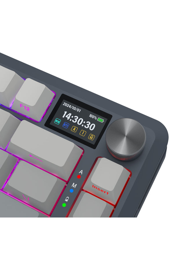 REDRAGON - K708GG-RGB-PRO Fleact 75% KB - charcoal