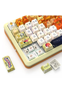 REDRAGON - Redragon K708GF RGB Pro Fleact Yellow 75% LCD Gasket Wireless Mechanical Keyboard - yellow