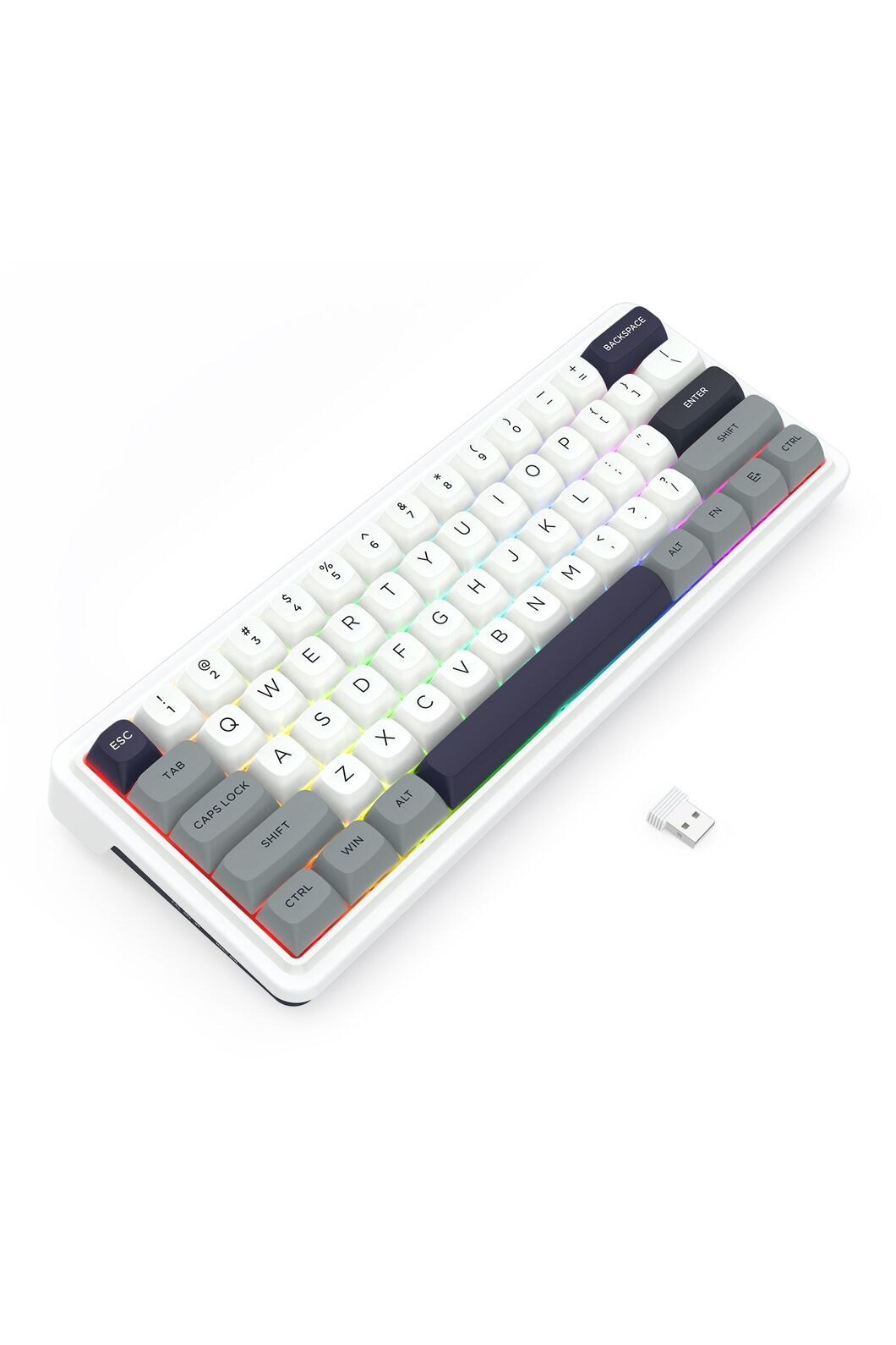 REDRAGON - K730WGP-RGB-PRO Draconic V2 KB - grey