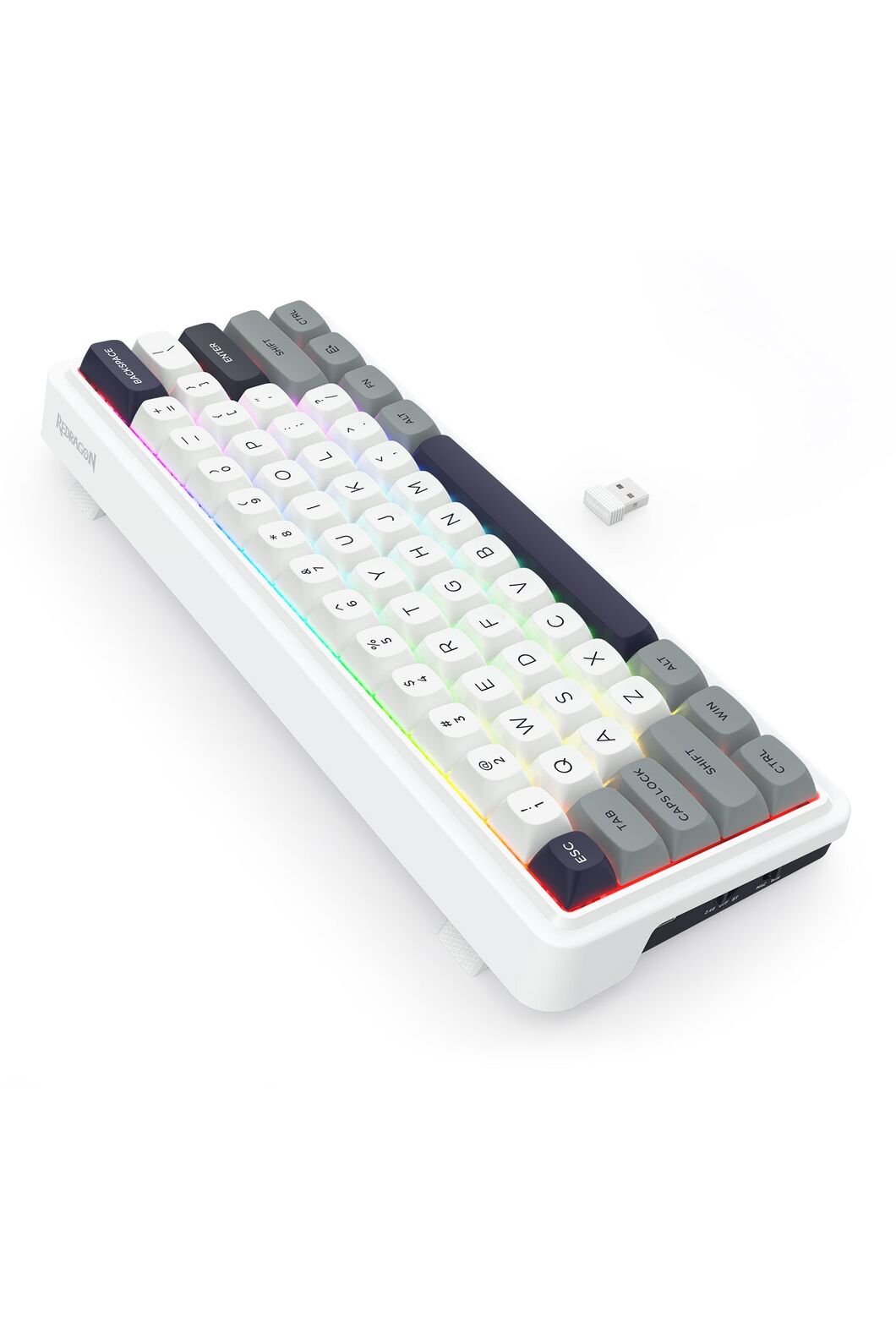 REDRAGON - K730WGP-RGB-PRO Draconic V2 KB - grey