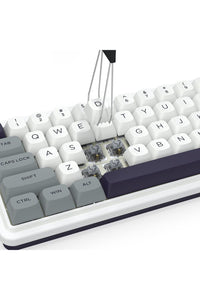 REDRAGON - Redragon K730WGP RGB Pro Draconic V2 Grey 60% Gasket Wireless Mechanical Keyboard - grey