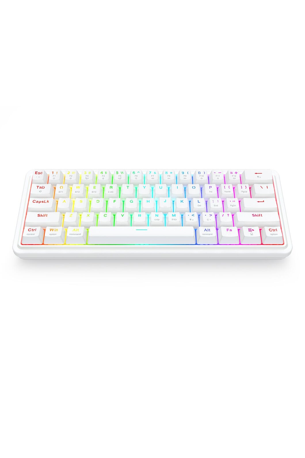 REDRAGON - K730W-RGB-PRO Draconic V2 KB - white