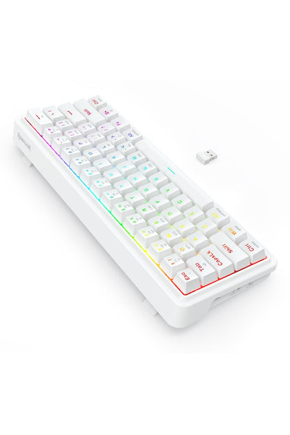REDRAGON - K730W-RGB-PRO Draconic V2 KB - white