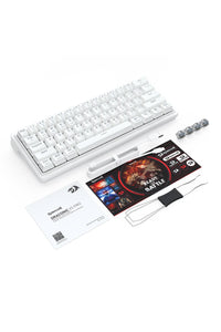 REDRAGON - K730W-RGB-PRO Draconic V2 KB - white