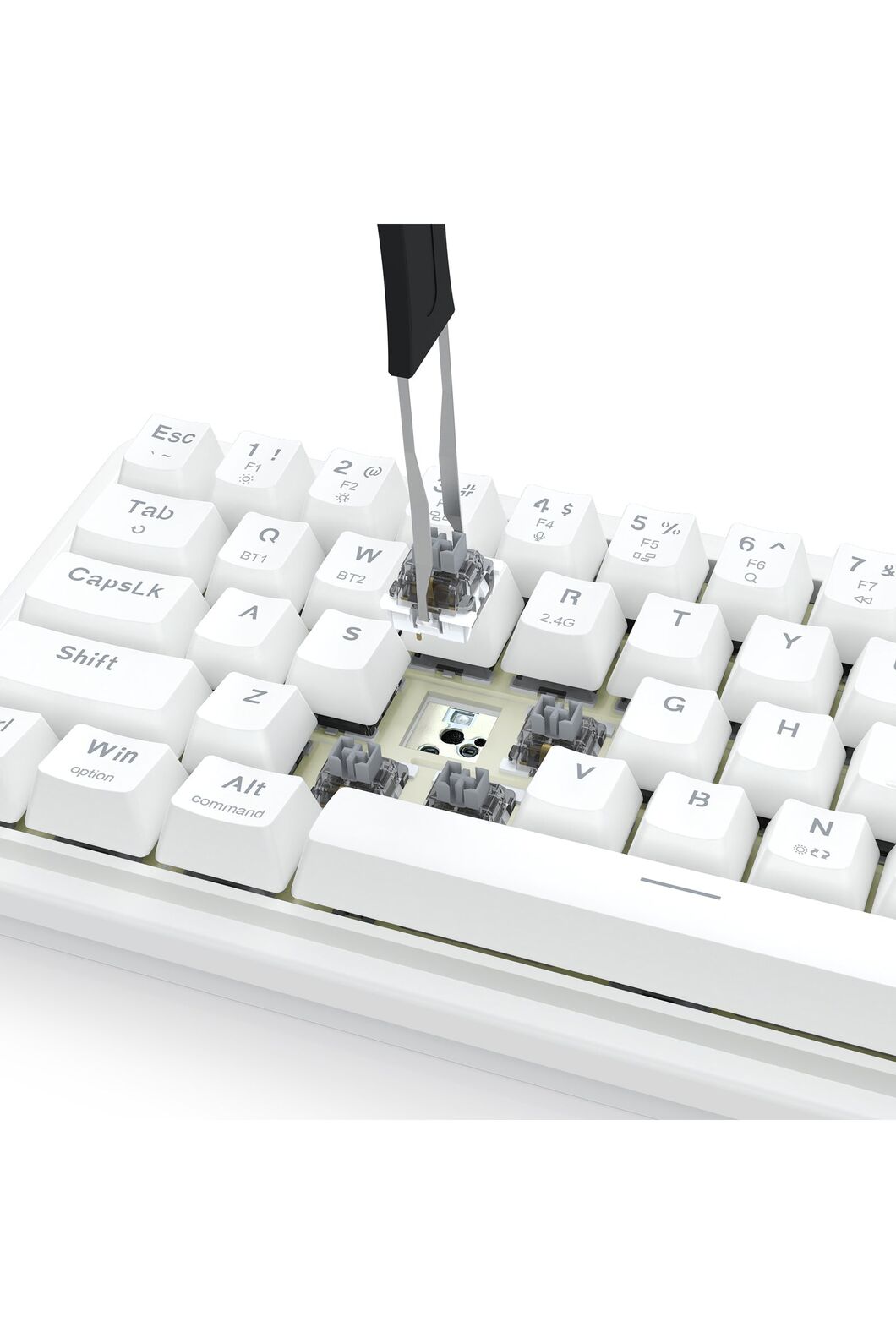 REDRAGON - K730W-RGB-PRO Draconic V2 KB - white