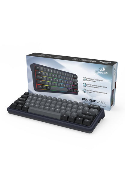 REDRAGON - K730GB-RGB-PRO Draconic V2 KB - black