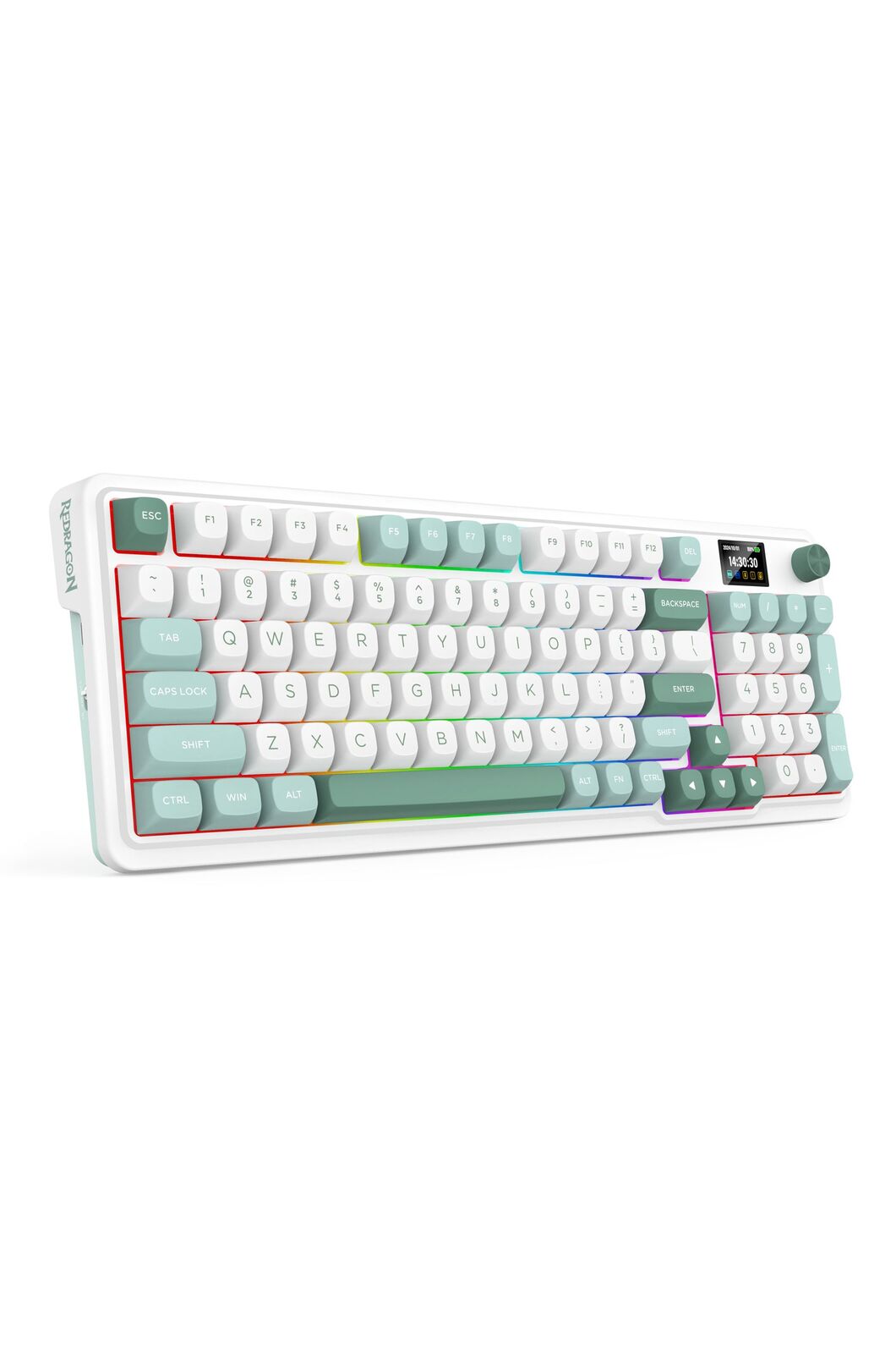 REDRAGON - K719WG-RGB-PRO Galatin Pro KB - green