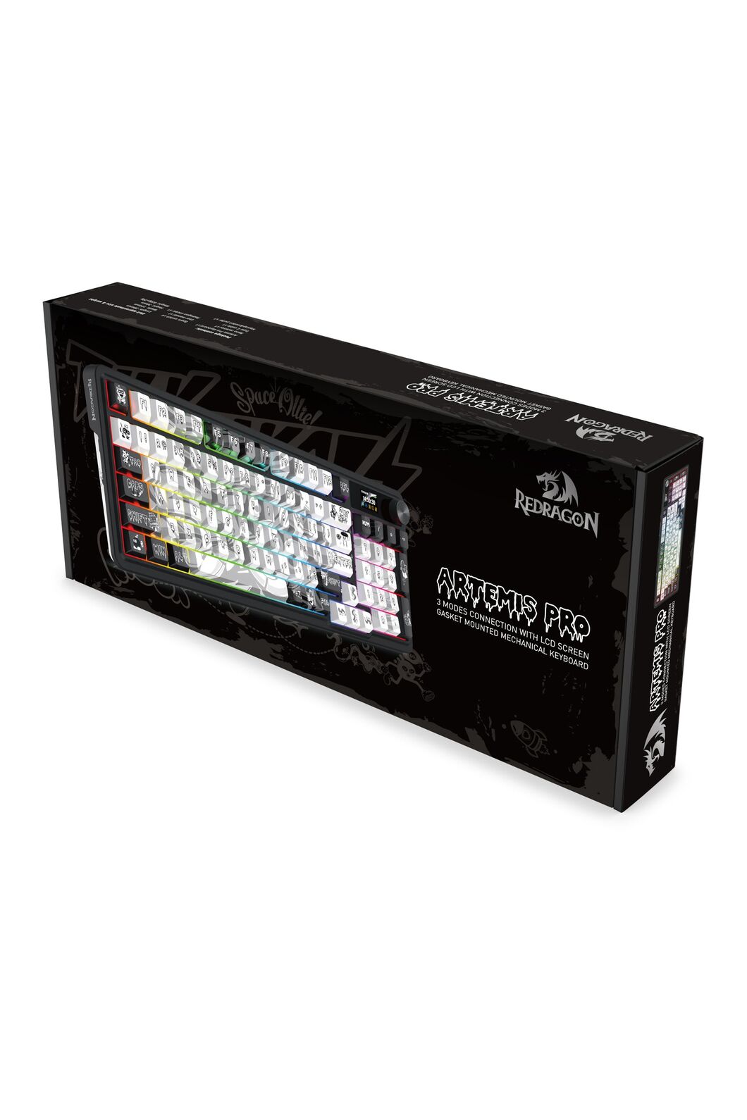 REDRAGON - K719GF-RGB-PRO Artemis Pro KB - grey