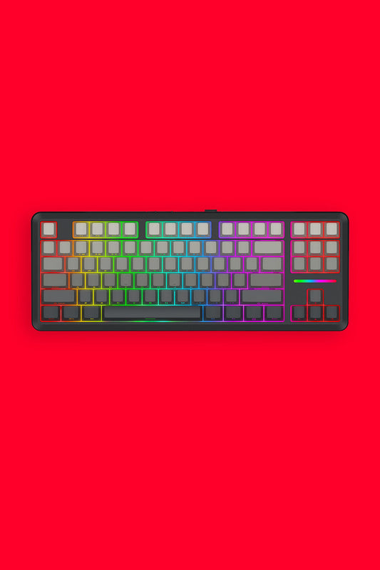 REDRAGON - K734SP-RGB-PRO WildslashTKL KB - charcoal