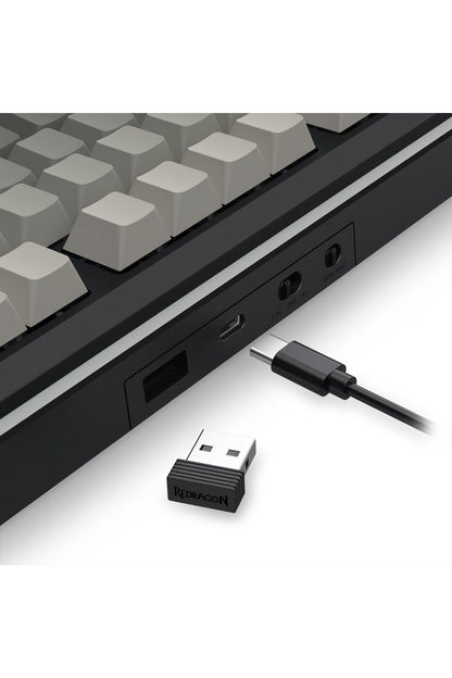 REDRAGON - K734SP-RGB-PRO WildslashTKL KB - charcoal