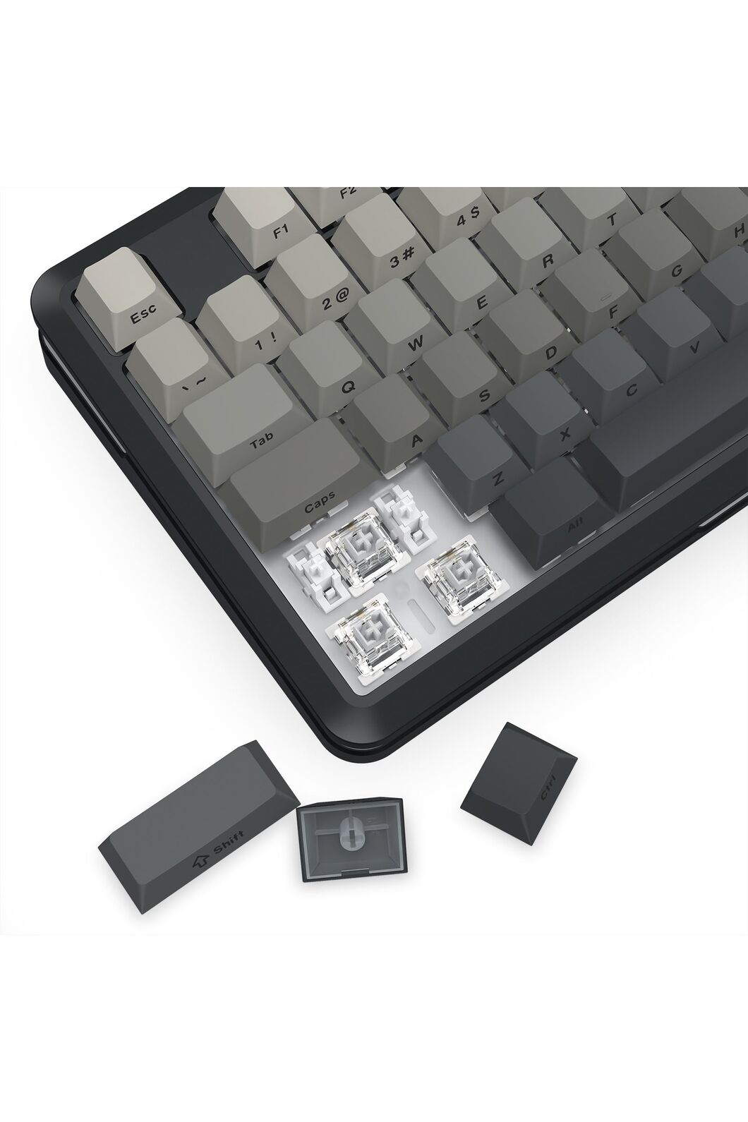 REDRAGON - K734SP-RGB-PRO WildslashTKL KB - charcoal