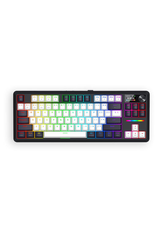 REDRAGON - K746WB-RGB-PRO WildslashLCD KB - black