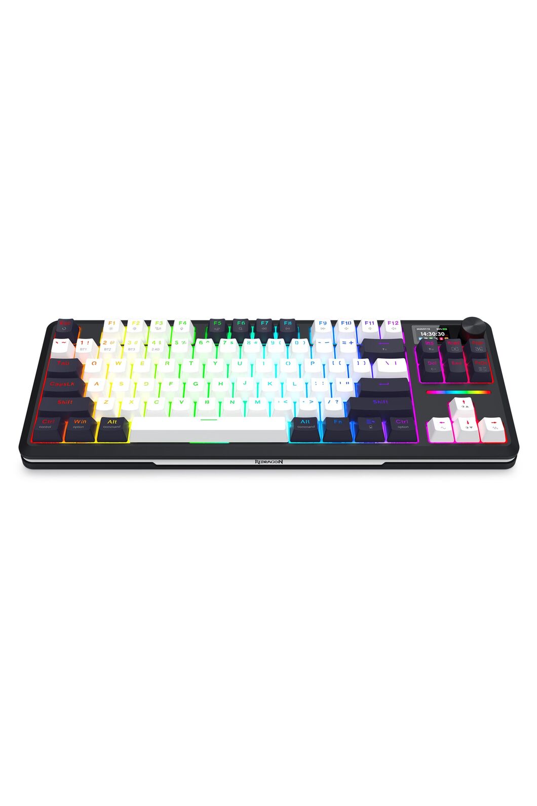 REDRAGON - K746WB-RGB-PRO WildslashLCD KB - black