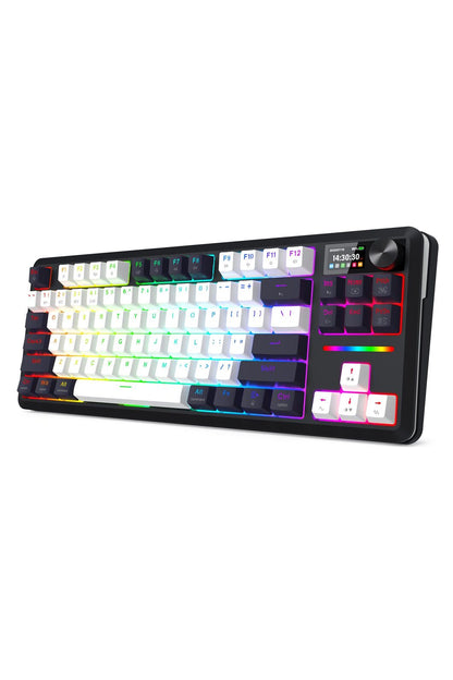 REDRAGON - K746WB-RGB-PRO WildslashLCD KB - black