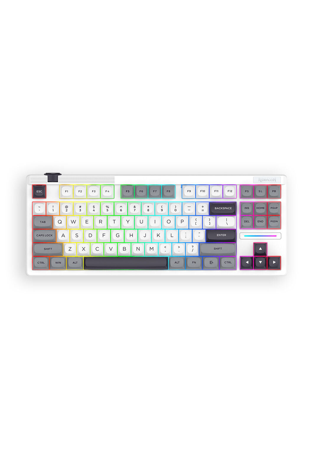 REDRAGON - K729WGB-RGB-PRO OTIM ProTKL KB - white