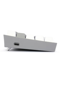 REDRAGON - Redragon K616-RGB Fizz Grey 65% Tri-Mode Wireless Mechanical Gaming Keyboard - grey