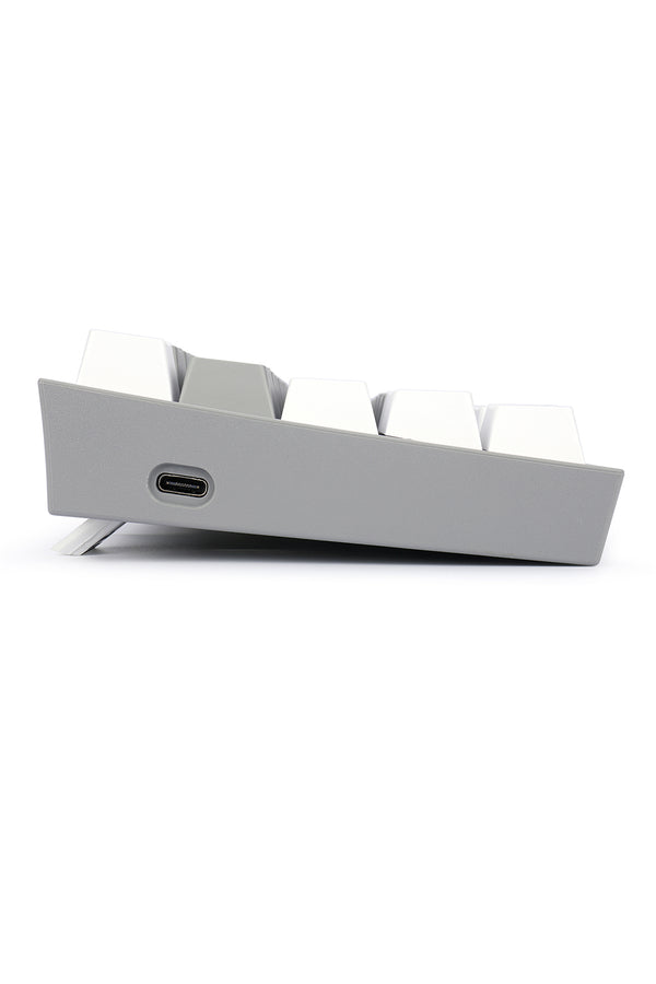 REDRAGON - Redragon K616-RGB Fizz Grey 65% Tri-Mode Wireless Mechanical Gaming Keyboard - grey